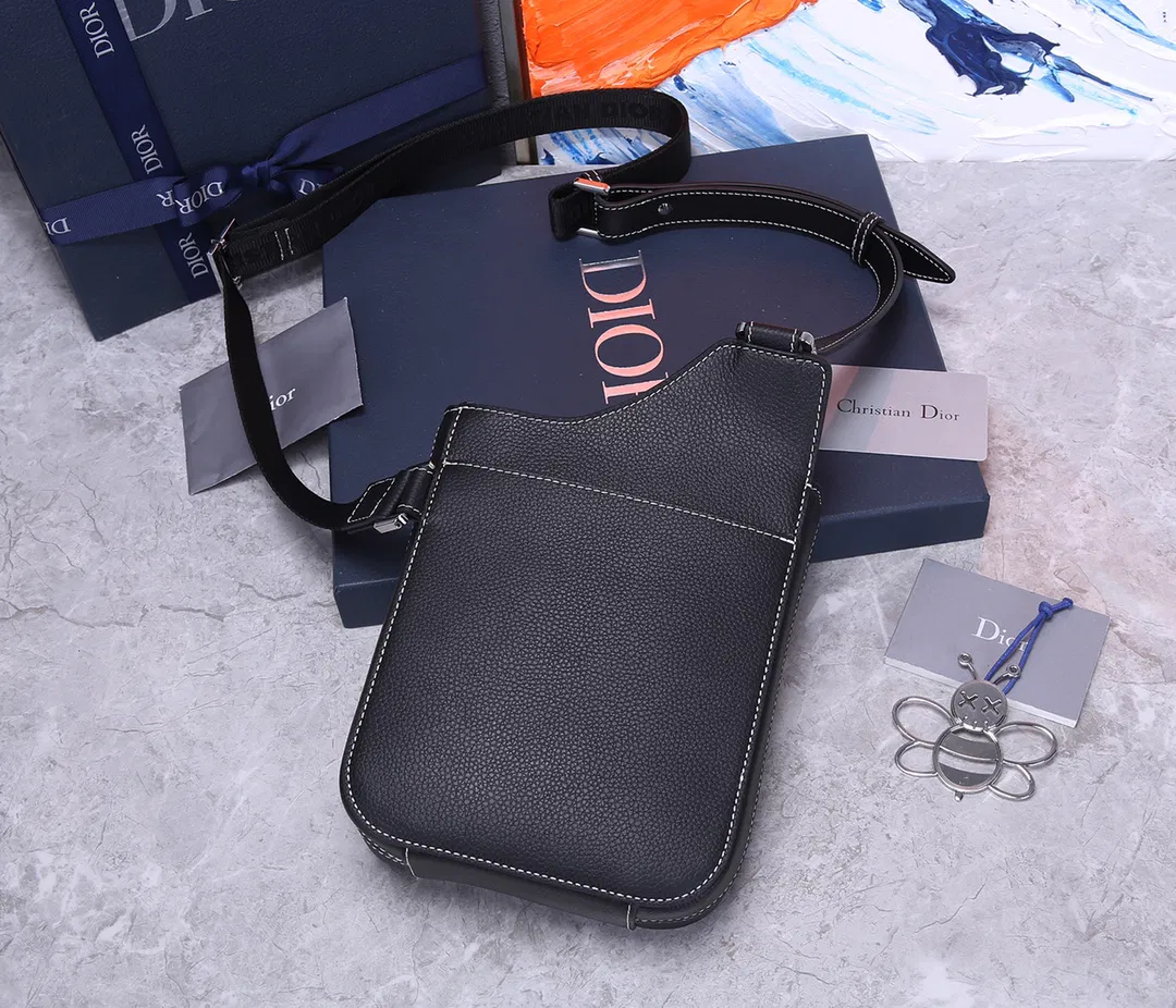 Dior Men’s Bee Print Shoulder Bag — image 3