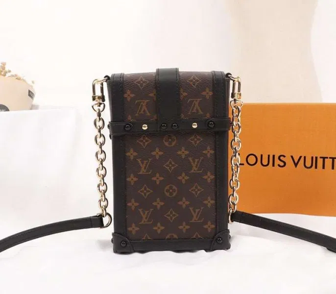 Louis Vuitton Monogram Canvas Vertical Trunk Pochette — image 3