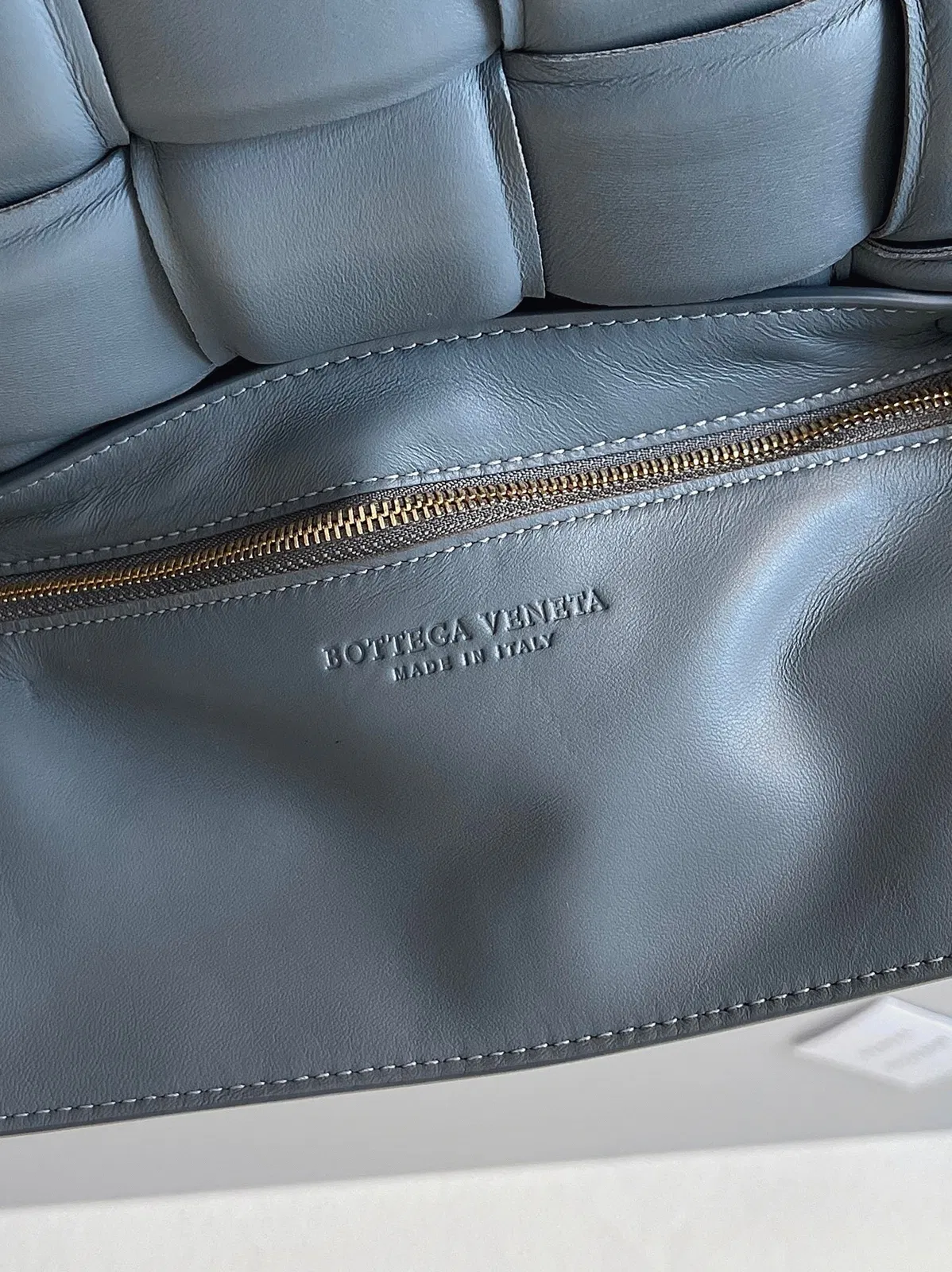 Top Quality Imitation Bottega Veneta Padded Cassette Bag In Thunder — image 7