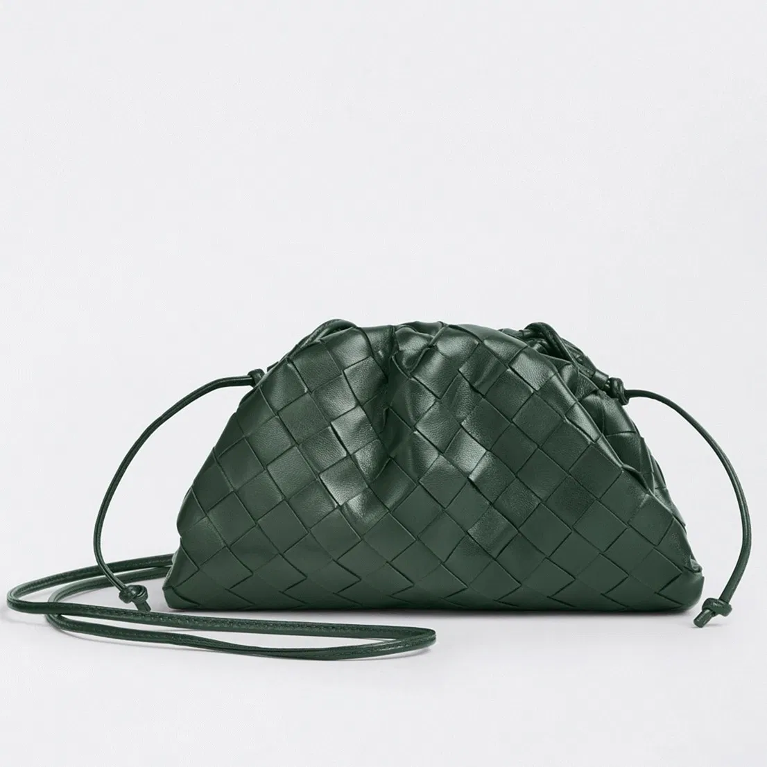 Knockoff Bottega Veneta Mini Pouch with Strap Raintree