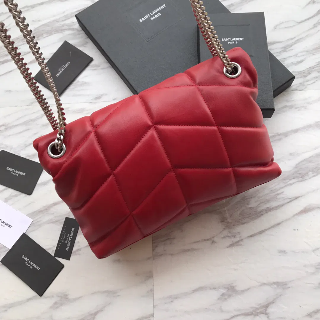PUFFER MEDIUM BAG IN QUILTED LAMBSKIN — image 5