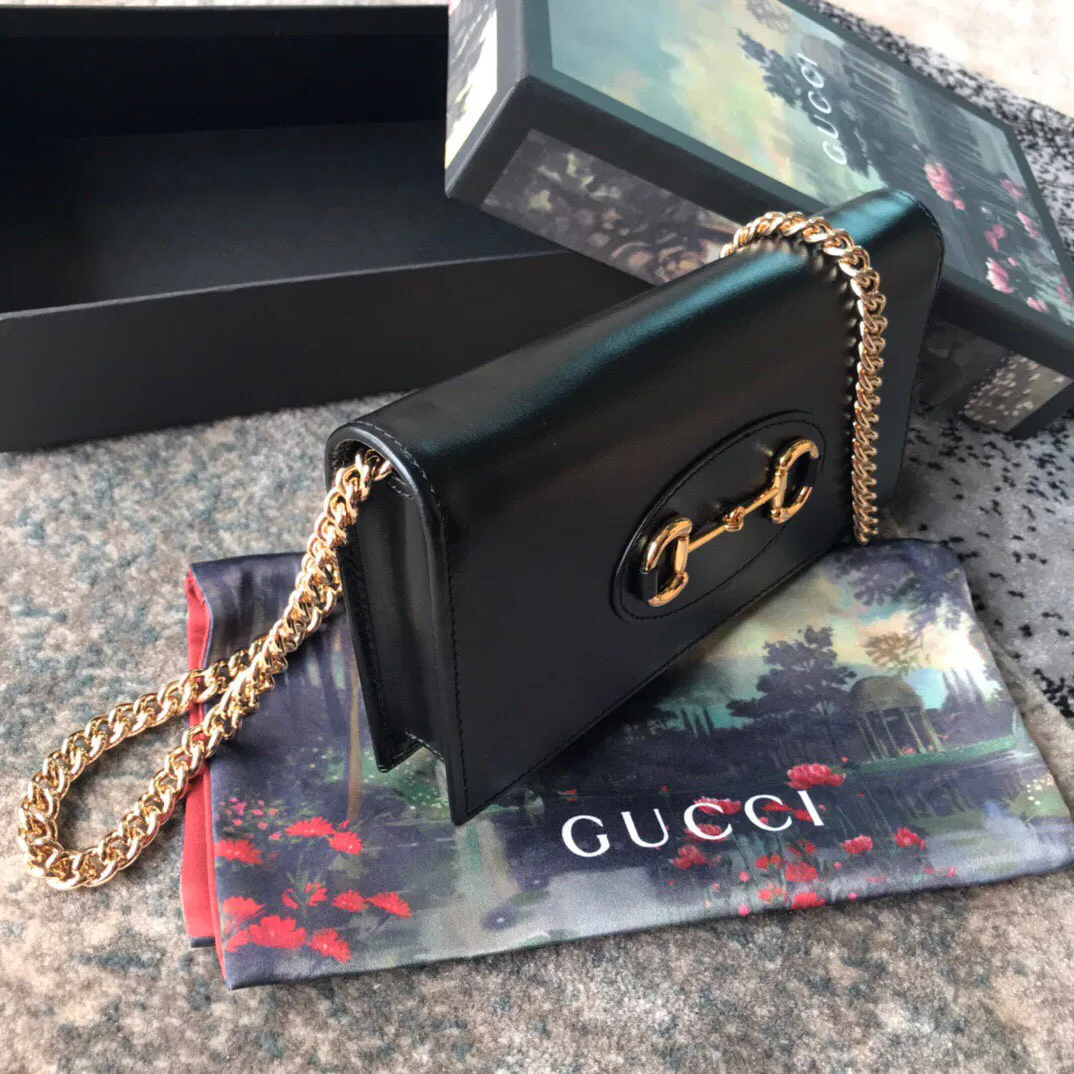 Gucci Horsebit 1955 wallet with chain — image 3