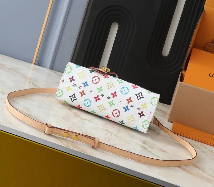 LV X TM Multicolored Onthego East West Chain In White — image 3