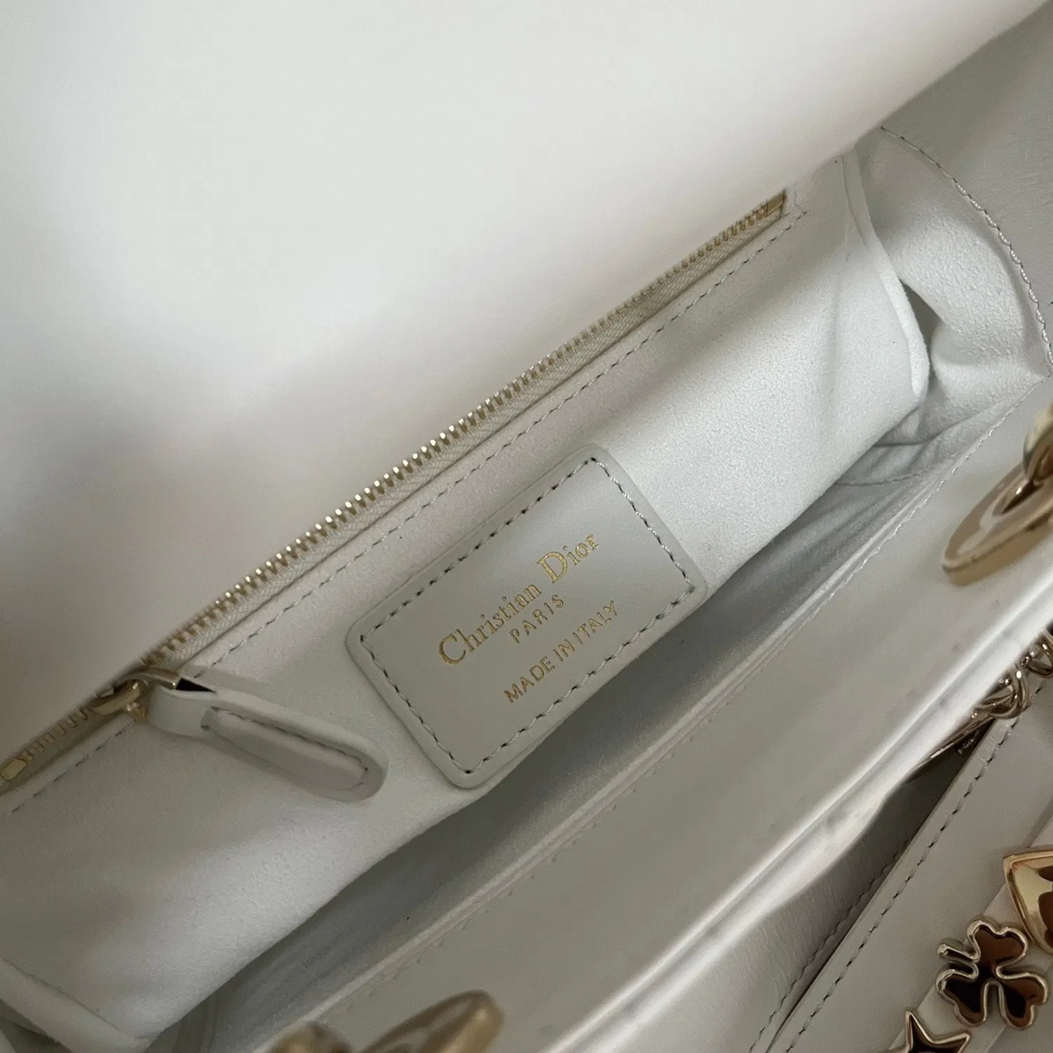 Dior Small Lady Dior My ABCDior Bag in White — image 8