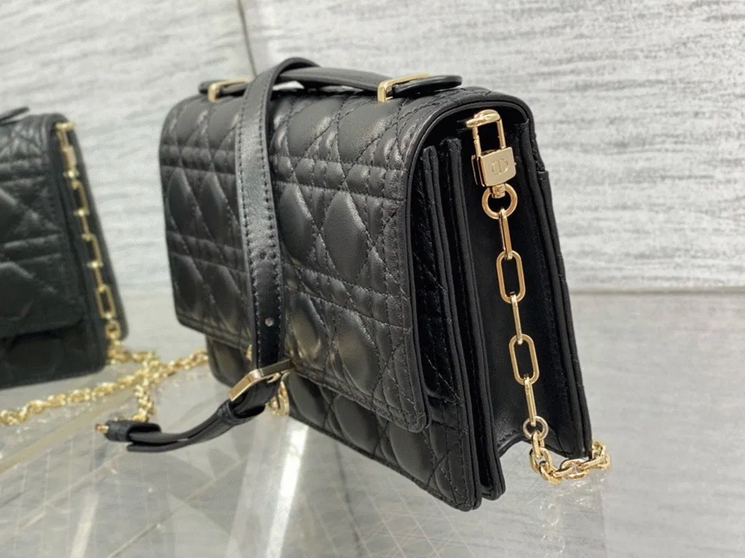 Dior Miss Dior Top Handle Bag in Black Cannage Lambskin — image 4