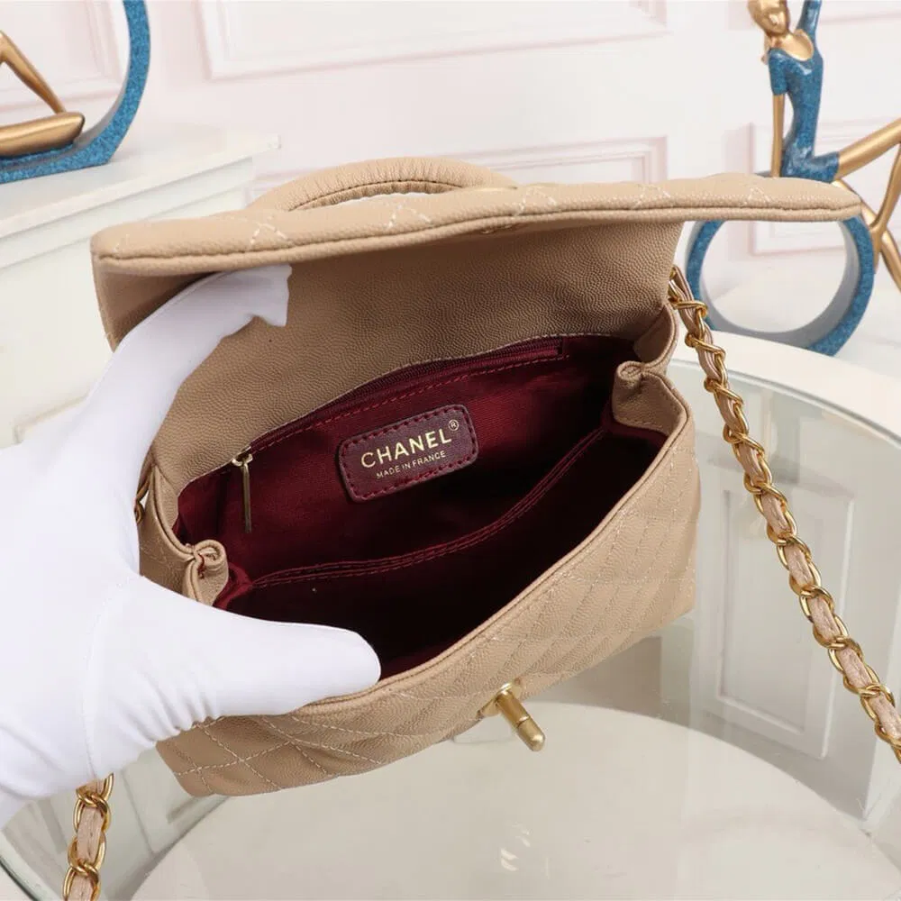 Chanel Coco handle flap shoulder bag PM — image 7