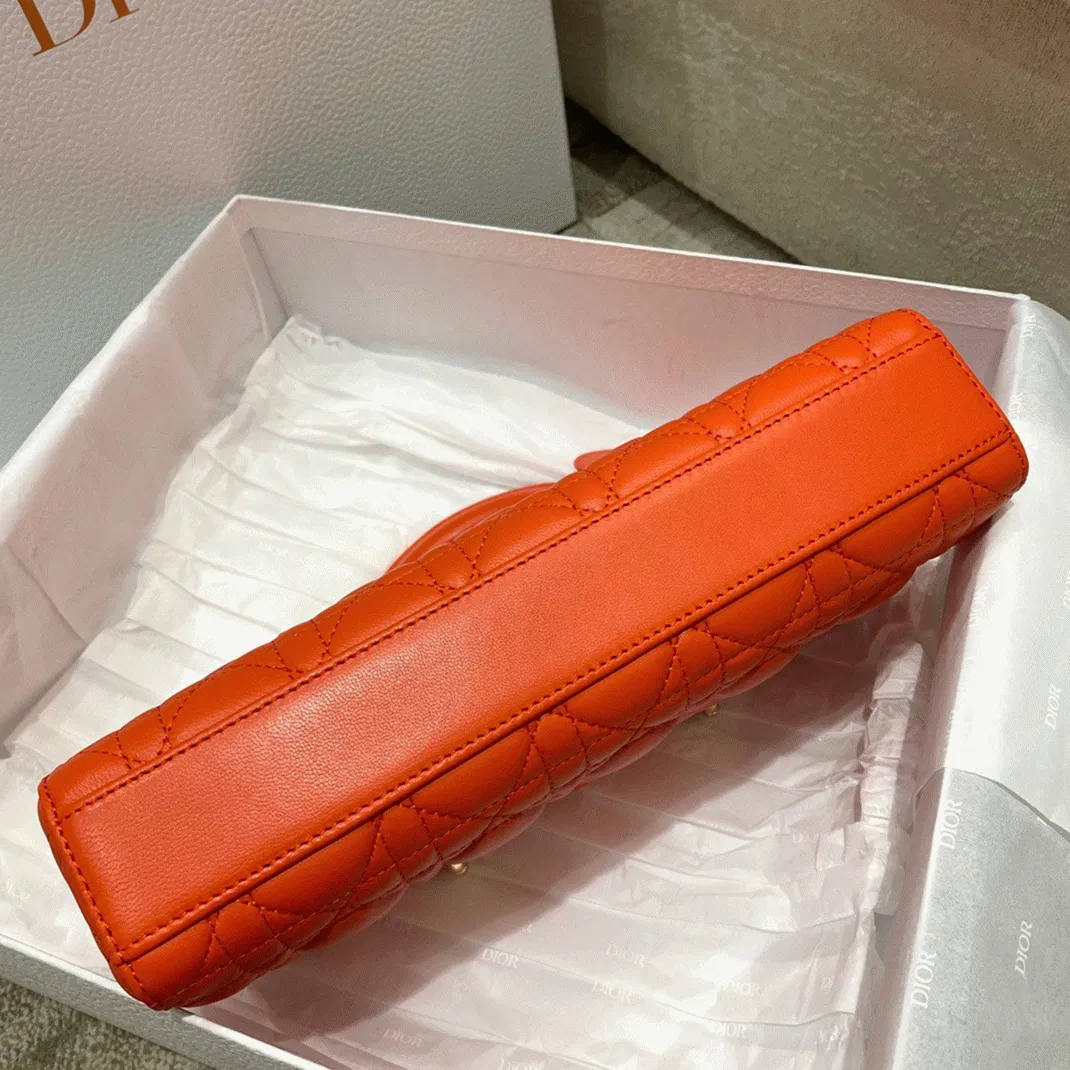Dior Lady D-Joy Medium Bag in Orange — image 3