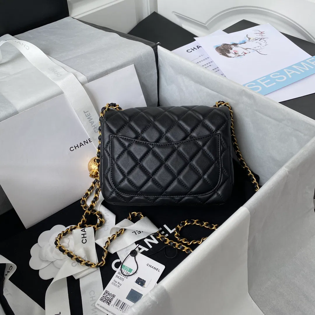 Chanel CF square with golden ball — image 2