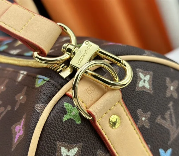 Louis Vuitton Monogram Craggy Keepall Travel 50 Bag In Chocolate — image 9