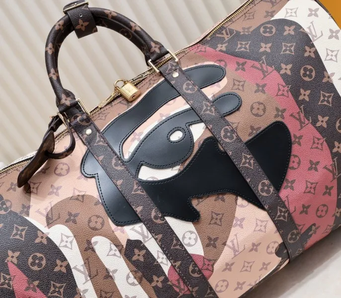LV J Hope X Keepall 55 Brown In Two Eyes Patches — image 3