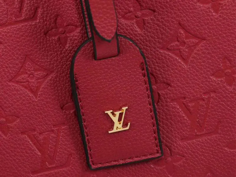 Louis Vuitton Monogram Empreinte Boite Chapeau Souple MM Bag In Red — image 9