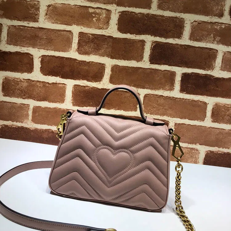 Gucci GG Marmont Mini Top Handle Bag — image 4