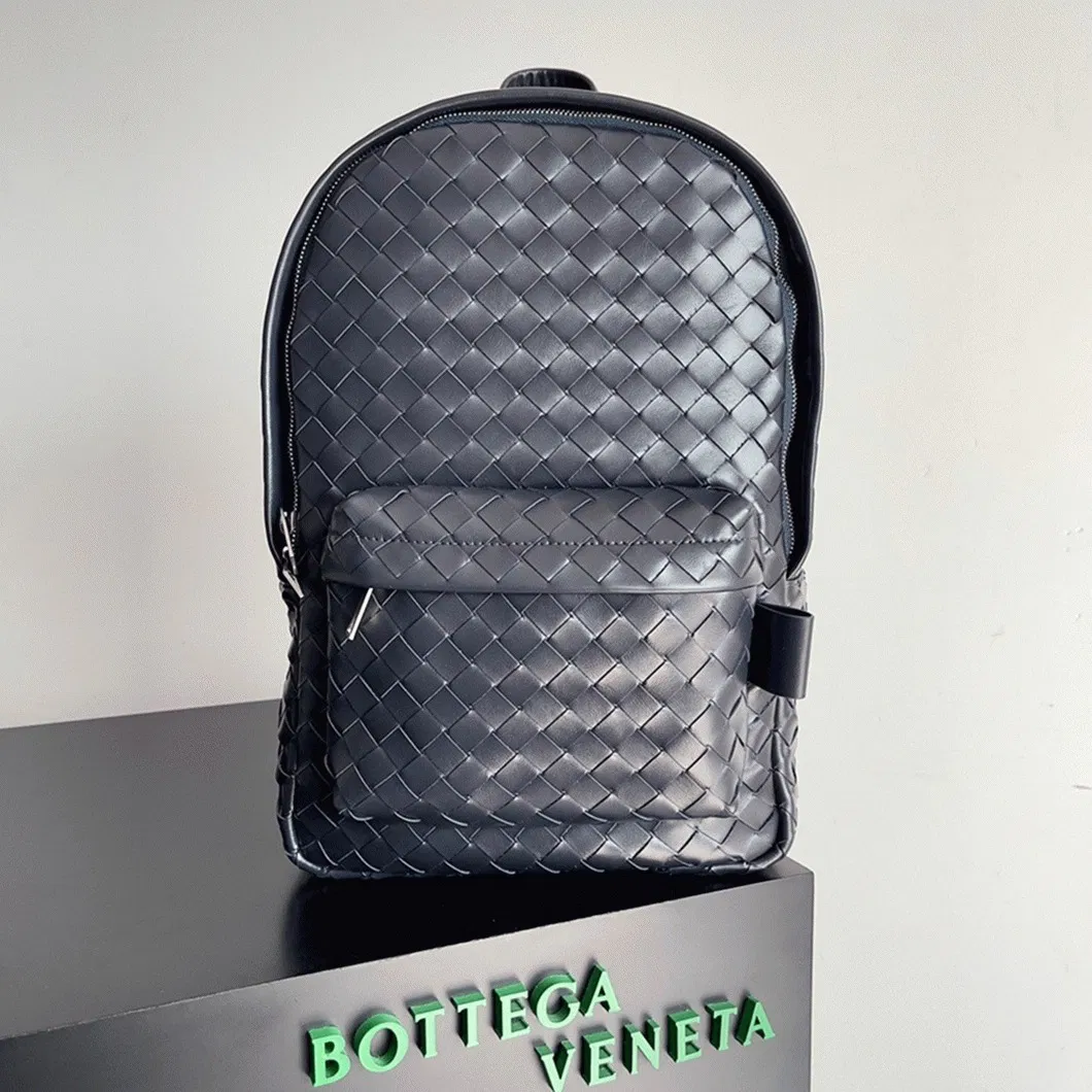 Bottega Veneta Small Backpack Dark Blue — image 2