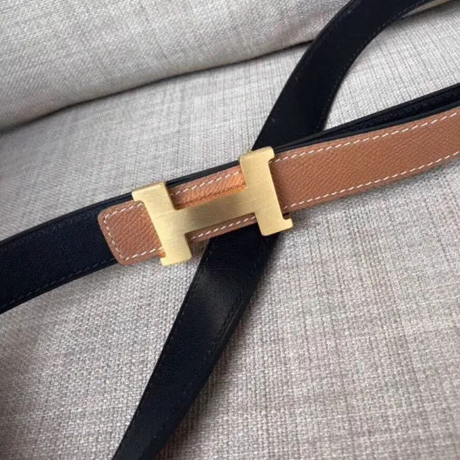 Brown epsom 1:1 Hermes Mini Constance belt buckle — image 6