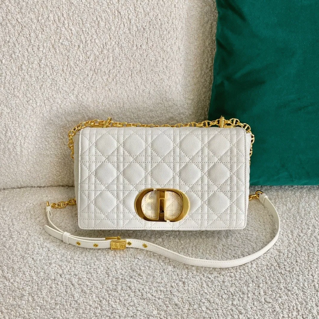 Dior Caro Medium Bag in White — image 6