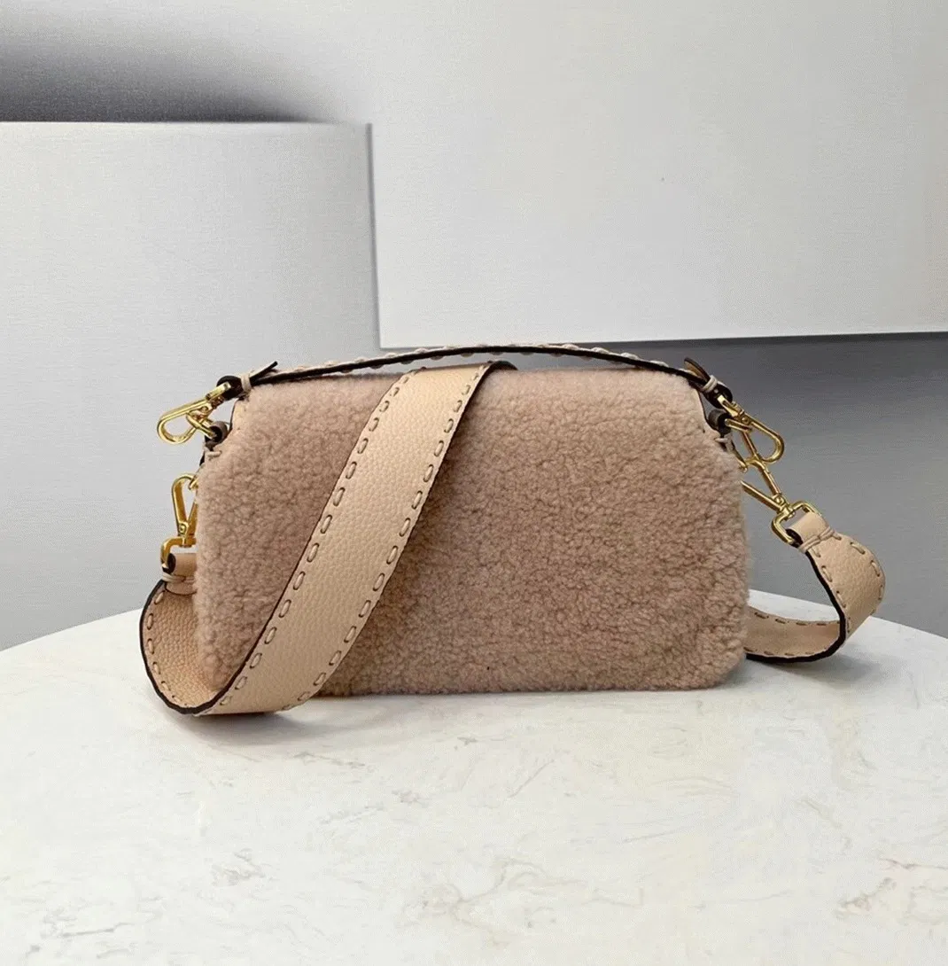 Top Quality Fendi Medium Baguette Bag In Beige — image 8