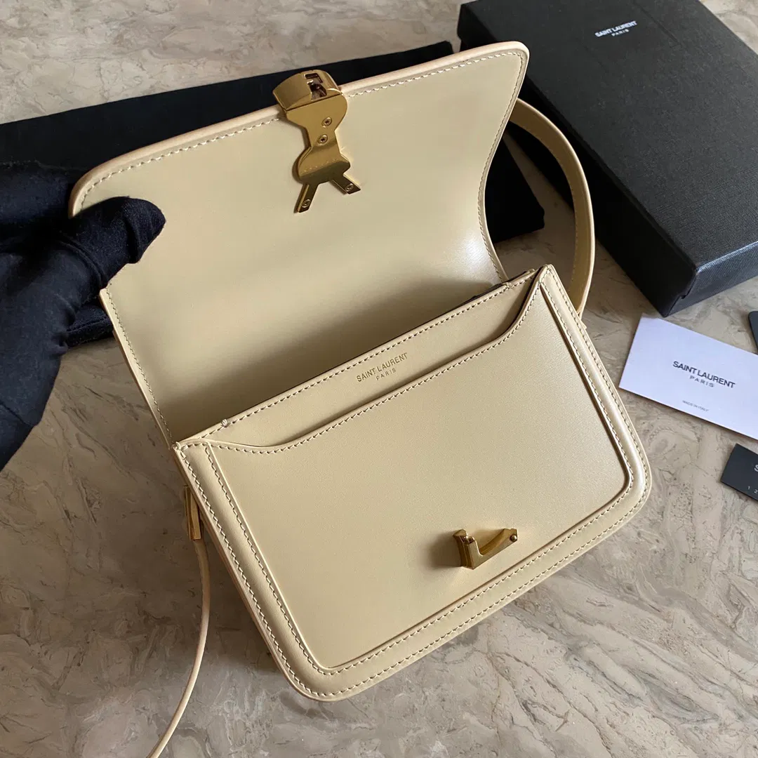 SOLFERINO SMALL SATCHEL IN LACQUERED AYERS — image 7