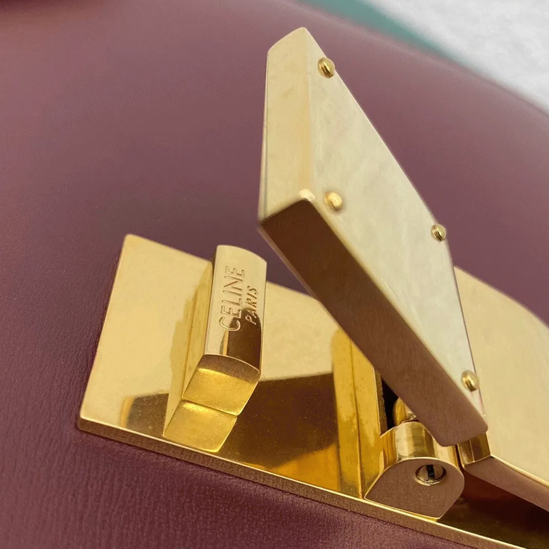 Top Quality Knockoff Celine Classic Box Medium Bag In Bordeaux — image 6