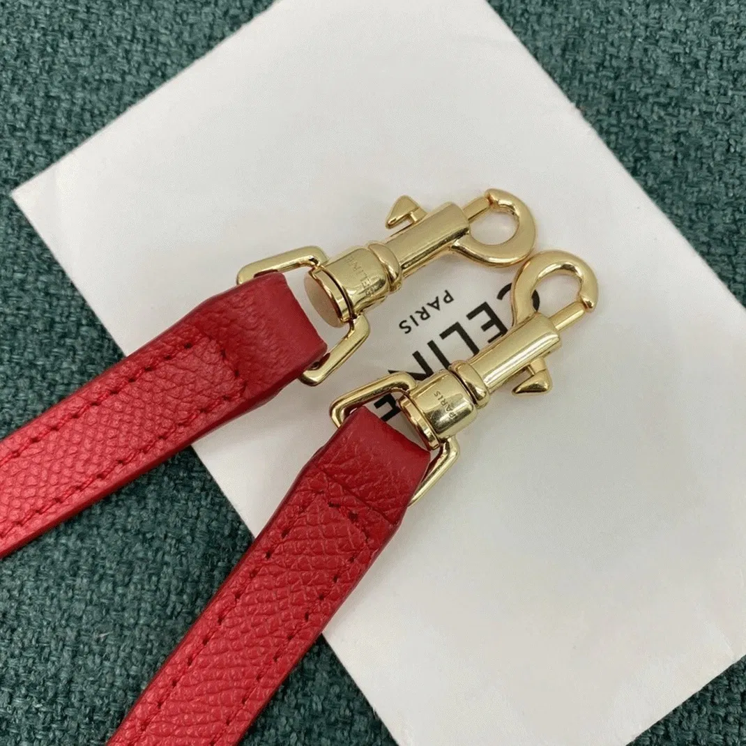 Celine Belt Nano Bag Knockoff in Red — image 10