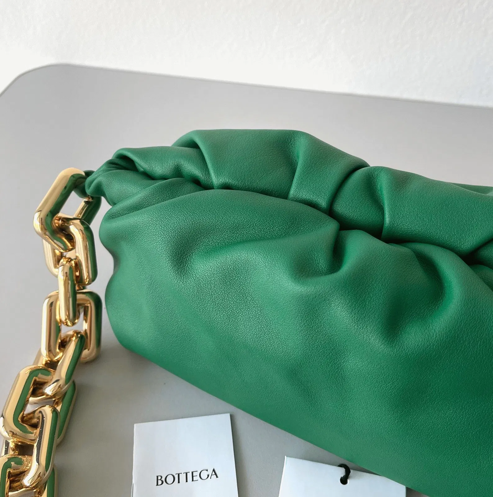 Bottega Veneta The Chain Pouch Bag Green — image 7