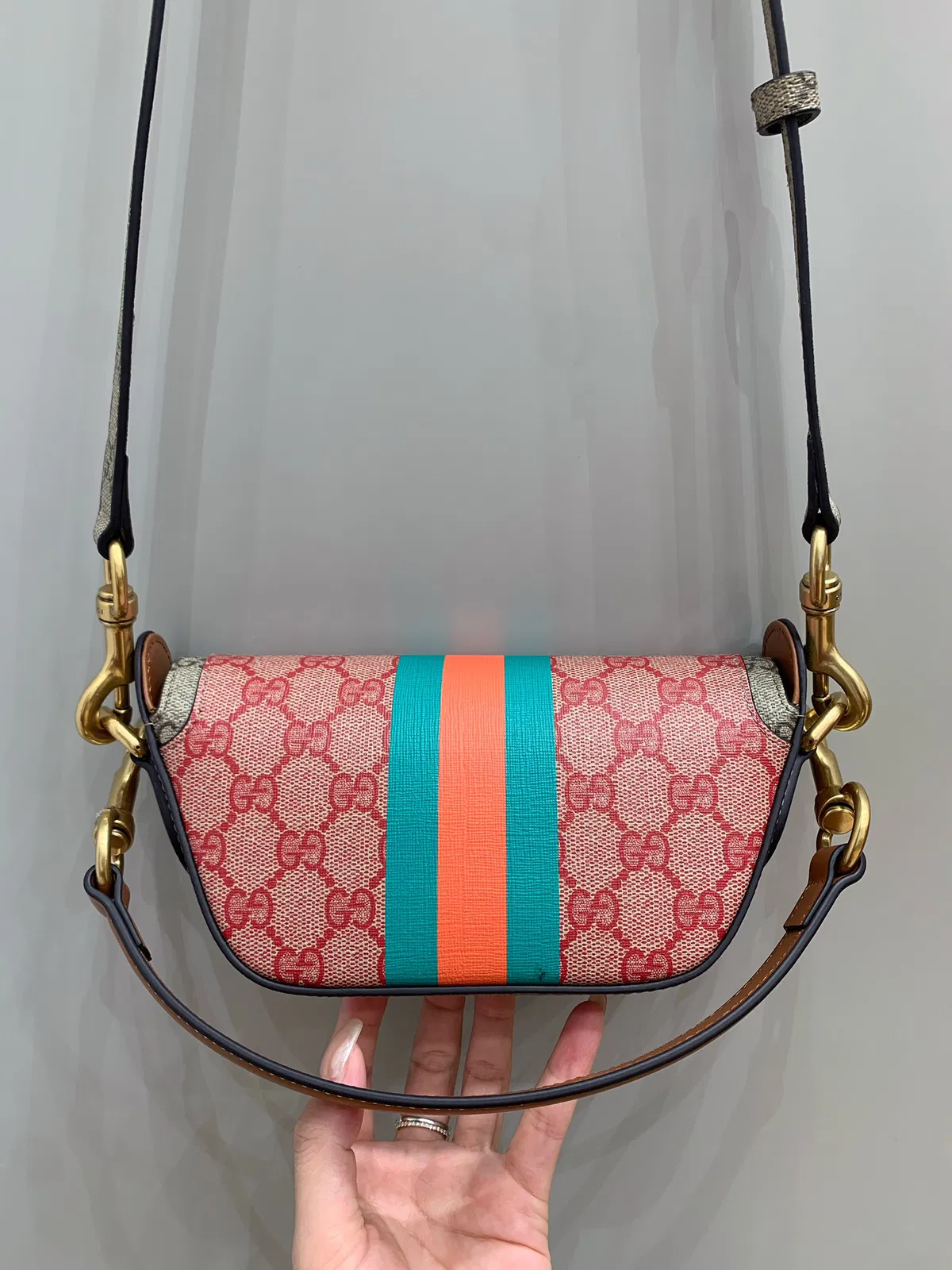 Mini Canvas GG Supreme Top-Handle Bag — image 3