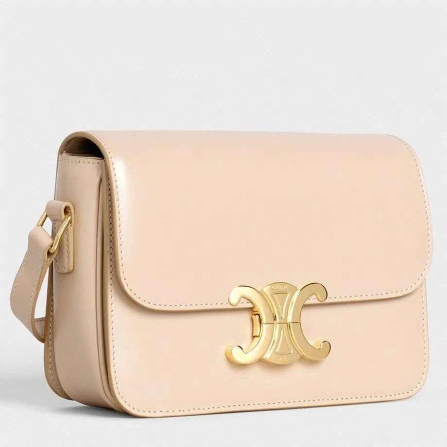 Top Quality Imitation Celine Triomphe Teen Bag In Nude