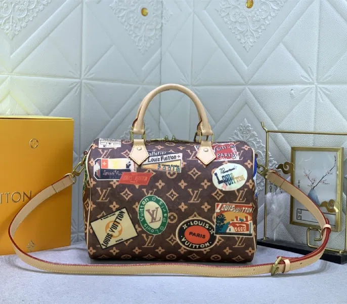 Louis Vuitton Flight Mode Monogram Canvas Speedy Bandouliere 30 HandbagLouis Vuitton Flight Mode Monogram Canvas Speedy Bandouliere 30 Handbag