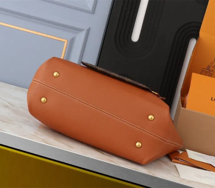 Louis Vuitton Low Key Cabas MM Bag In Cognac Brown — image 4