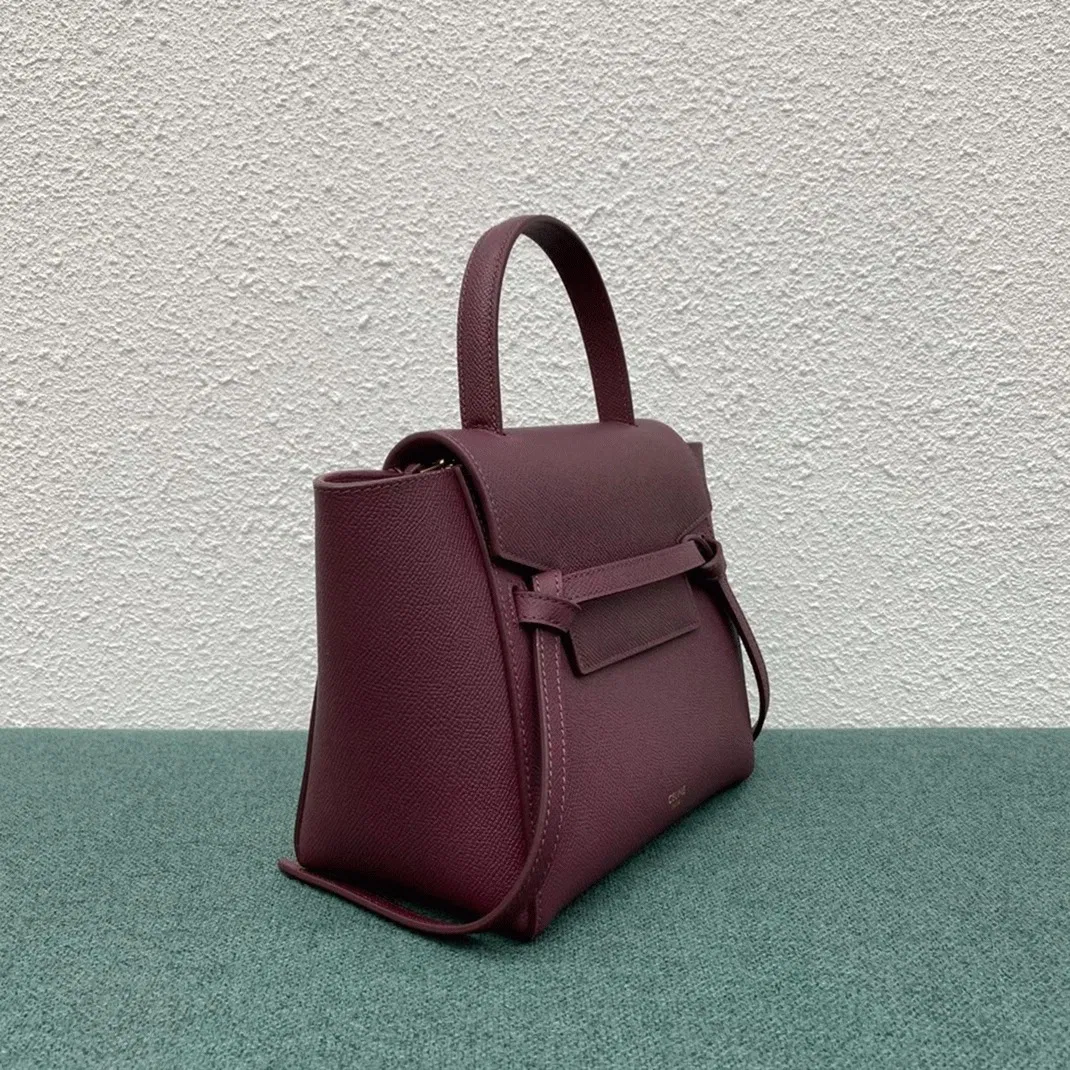 Celine Belt Nano Bag in Bordeaux — image 8