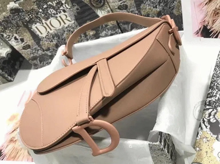 Dior Saddle Bag in Blush Ultramatte Calfskin — image 2