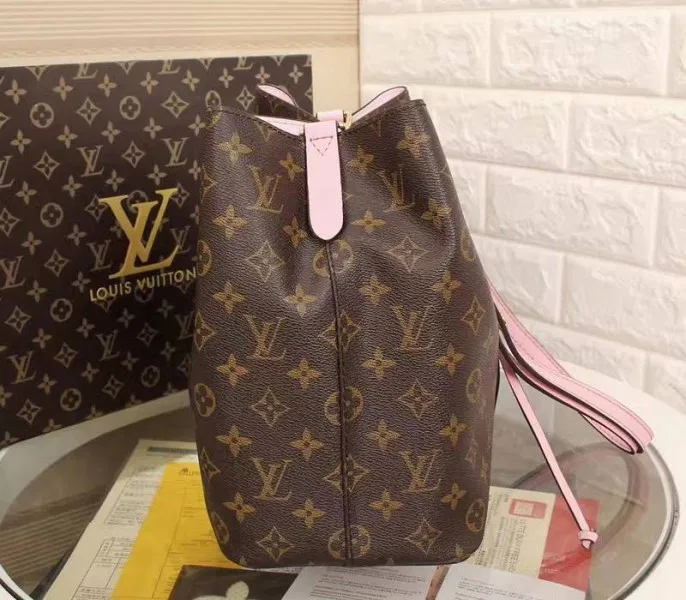 Louis Vuitton Monogram Canvas NeoNoe MM Bag In Rose Poudre — image 4