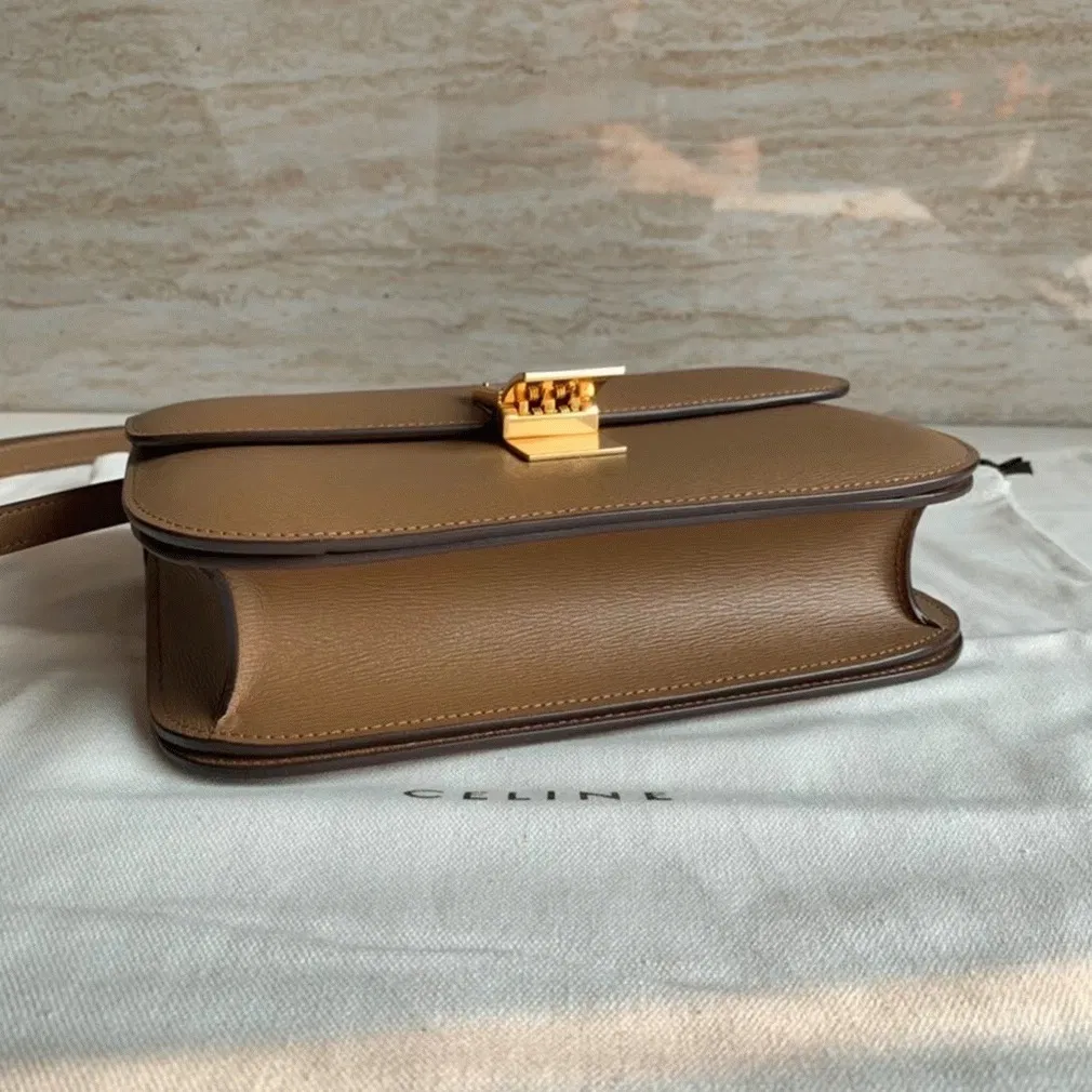 Top Quality Celine Classic Box Medium Bag In Camel — image 4