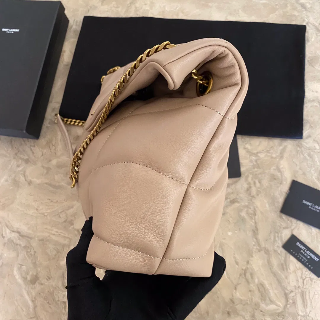PUFFER MEDIUM BAG IN QUILTED LAMBSKIN — image 4