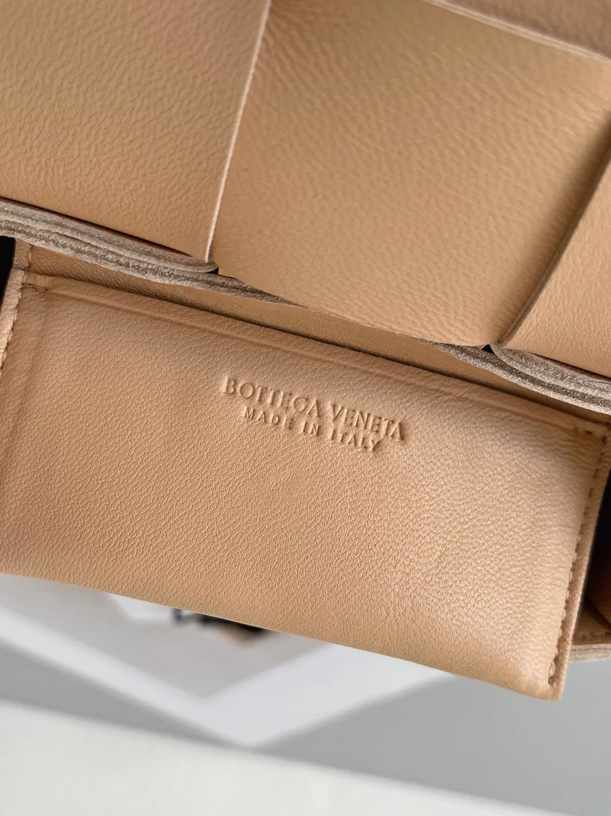 Top Quality Knockoff Bottega Veneta Candy Cassette Bag In Almond — image 6