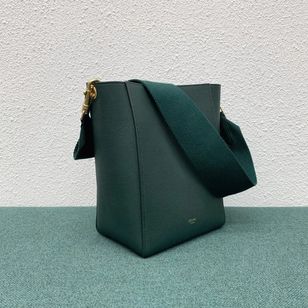 Top Quality Celine Sangle Small Bucket Bag In Amazone Calfskin — image 2