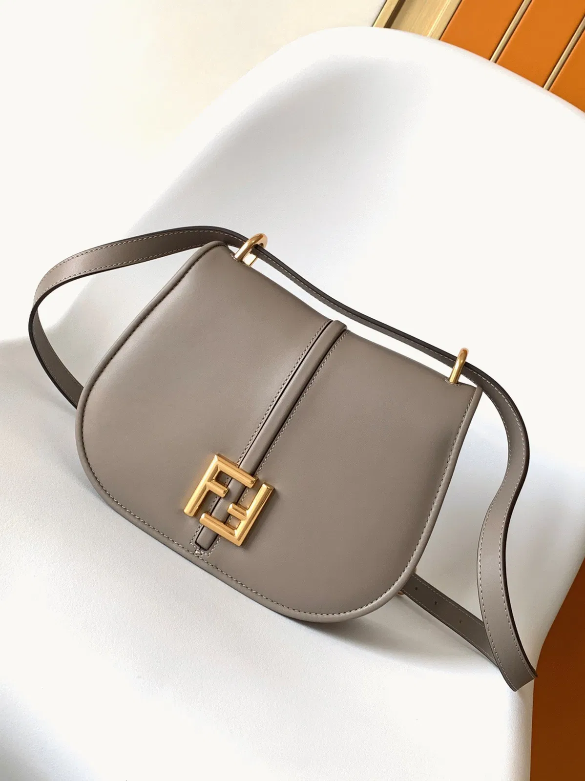 Top Quality Fendi C’mon Medium Bag in Grey — image 9
