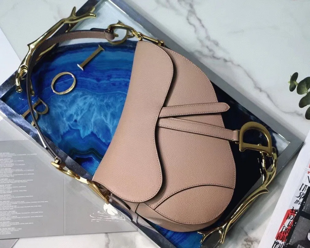 Dior Saddle Bag in Blush Grained Calfskin — image 12