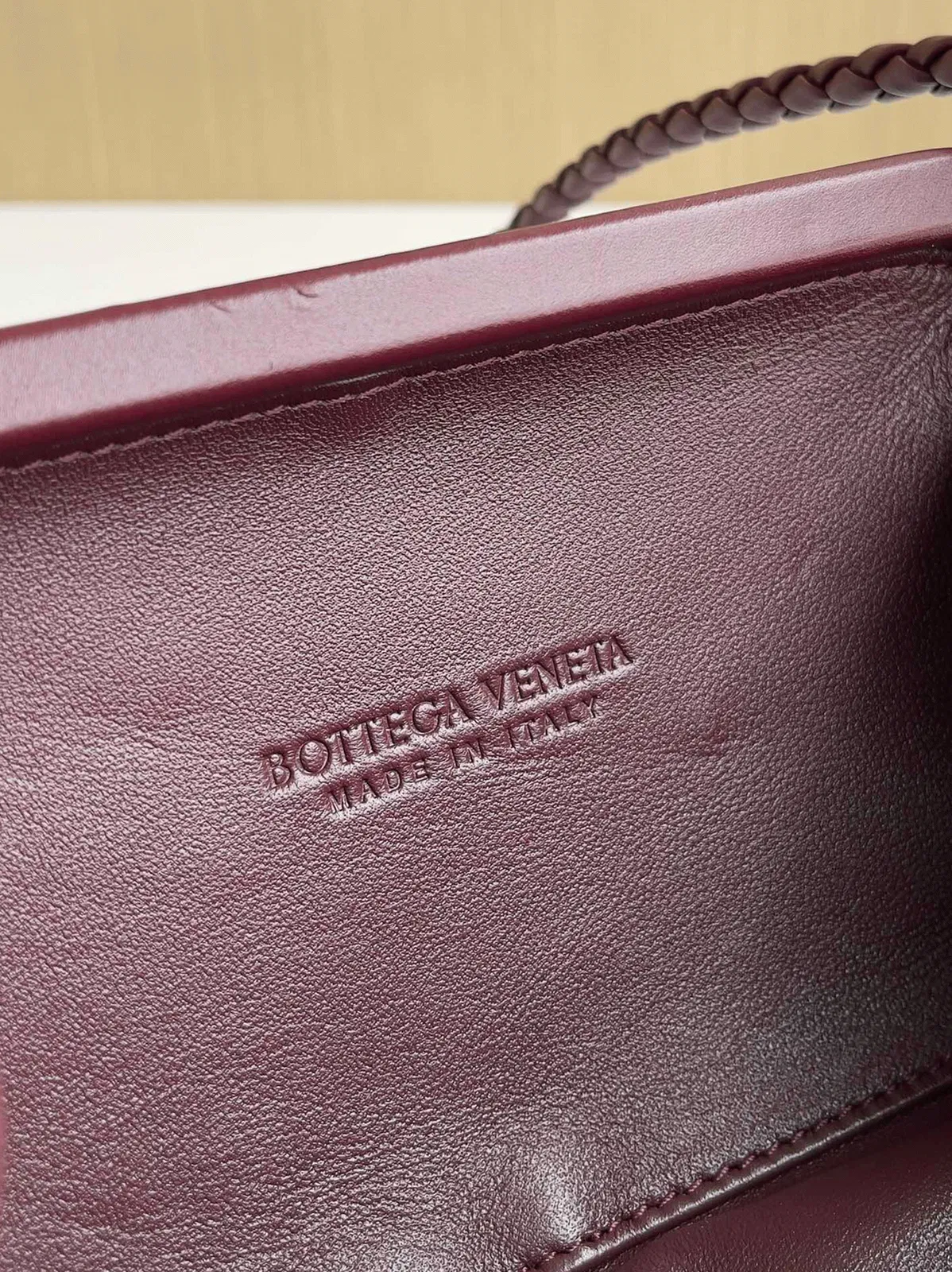Bottega Veneta Knot Minaudiere On Strap Barolo Foulard Intreccio — image 6