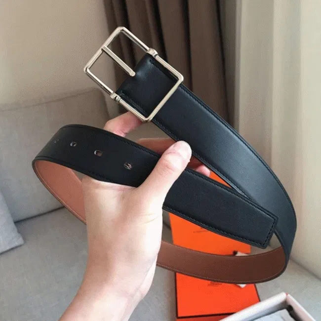 Hermes reversible saddle style belt in brown