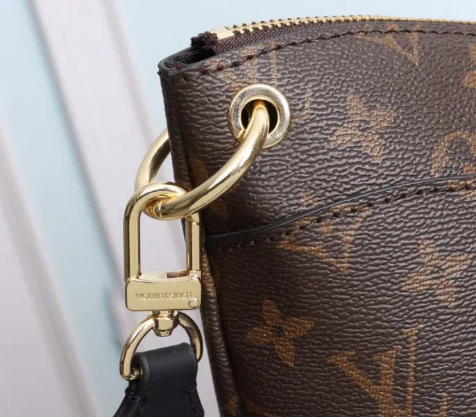 Louis Vuitton Monogram Canvas Odeon MM Bag In Black — image 8