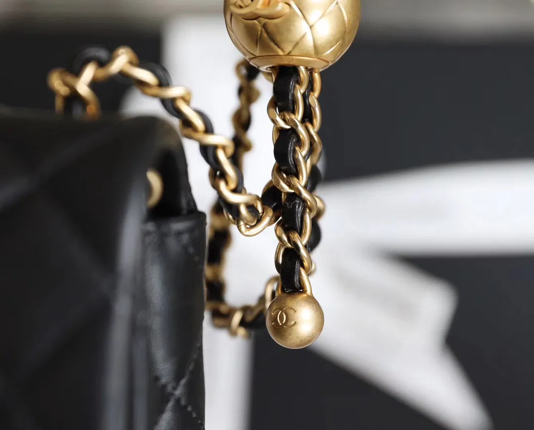 Chanel classic flap mini with golden ball โ image 9