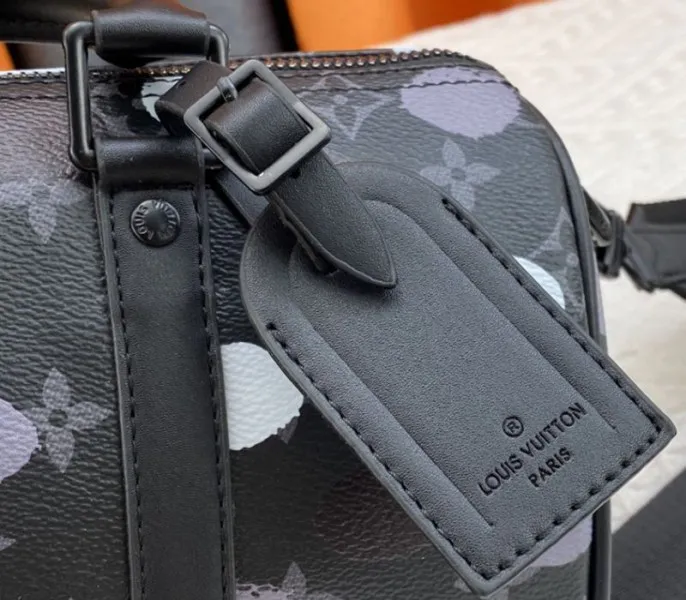 Louis Vuitton X YK Monogram Eclipse Keepall 25 Bandouliere Travel Bag — image 8