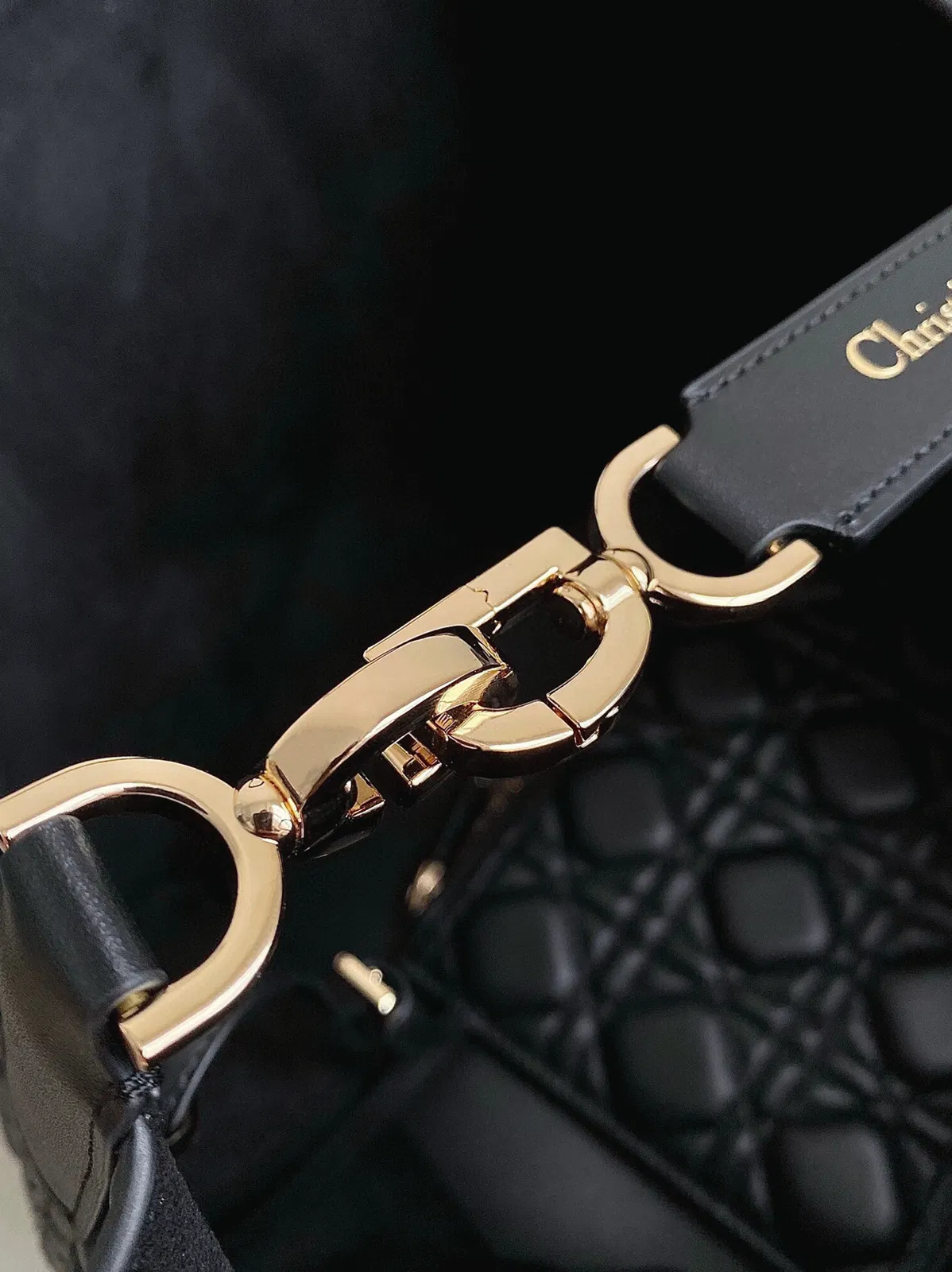 Dior Toujours Large Bag in Black Macrocannage Calfskin — image 3