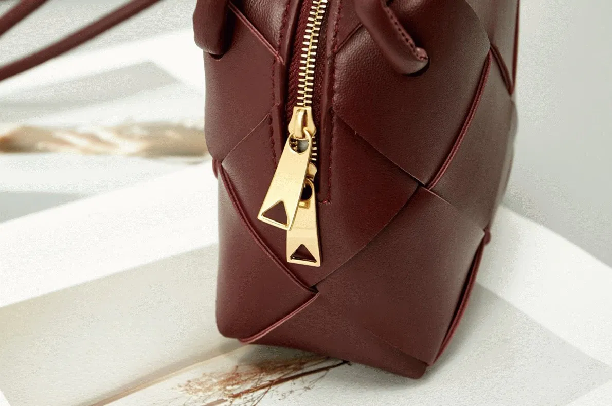 Bottega Veneta Mini Cassette Camera Bag Bordeaux — image 5