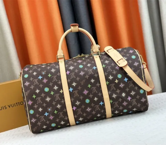 Louis Vuitton Monogram Craggy Keepall Travel 50 Bag In Chocolate — image 3