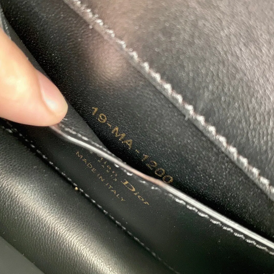Dior 30 Montaigne Micro Bag in Black Box Calfskin — image 5