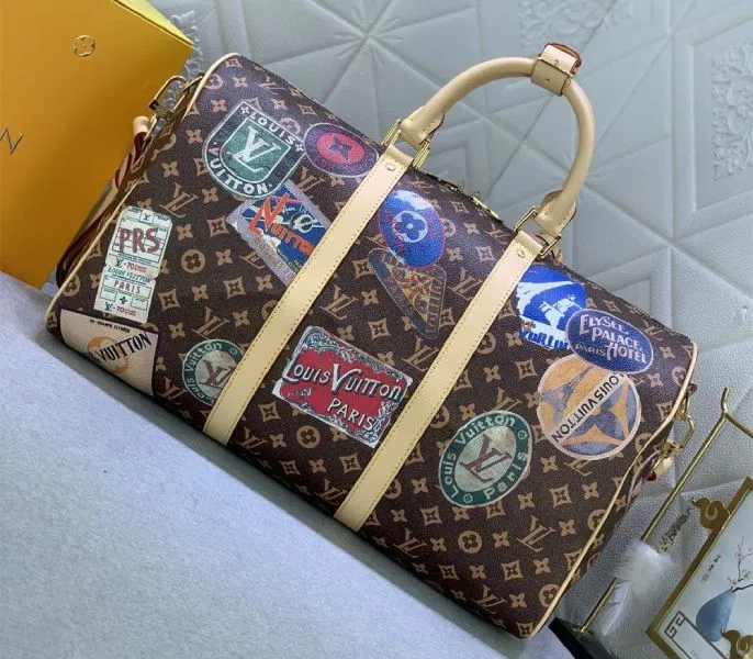 Louis Vuitton Flight Mode Monogram Canvas Keepall Bandouliere 45 Travel Bag — image 3