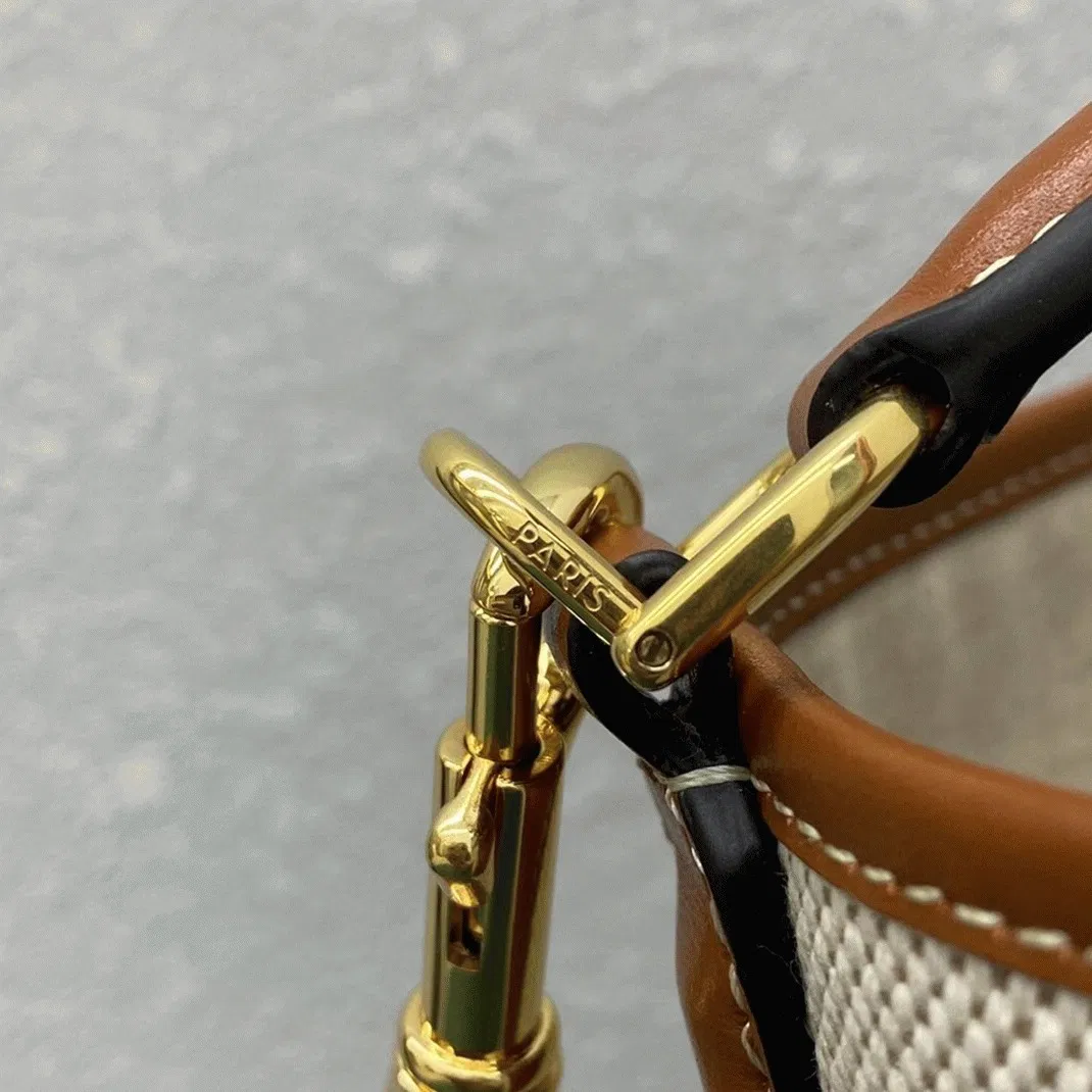 Top Quality Celine Bucket 16 Bag In Textile and Calfskin — image 8