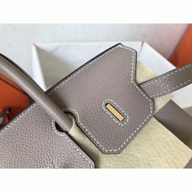 Tourterelle Hermes Birkin 25cm AAAAA Handbag — image 5