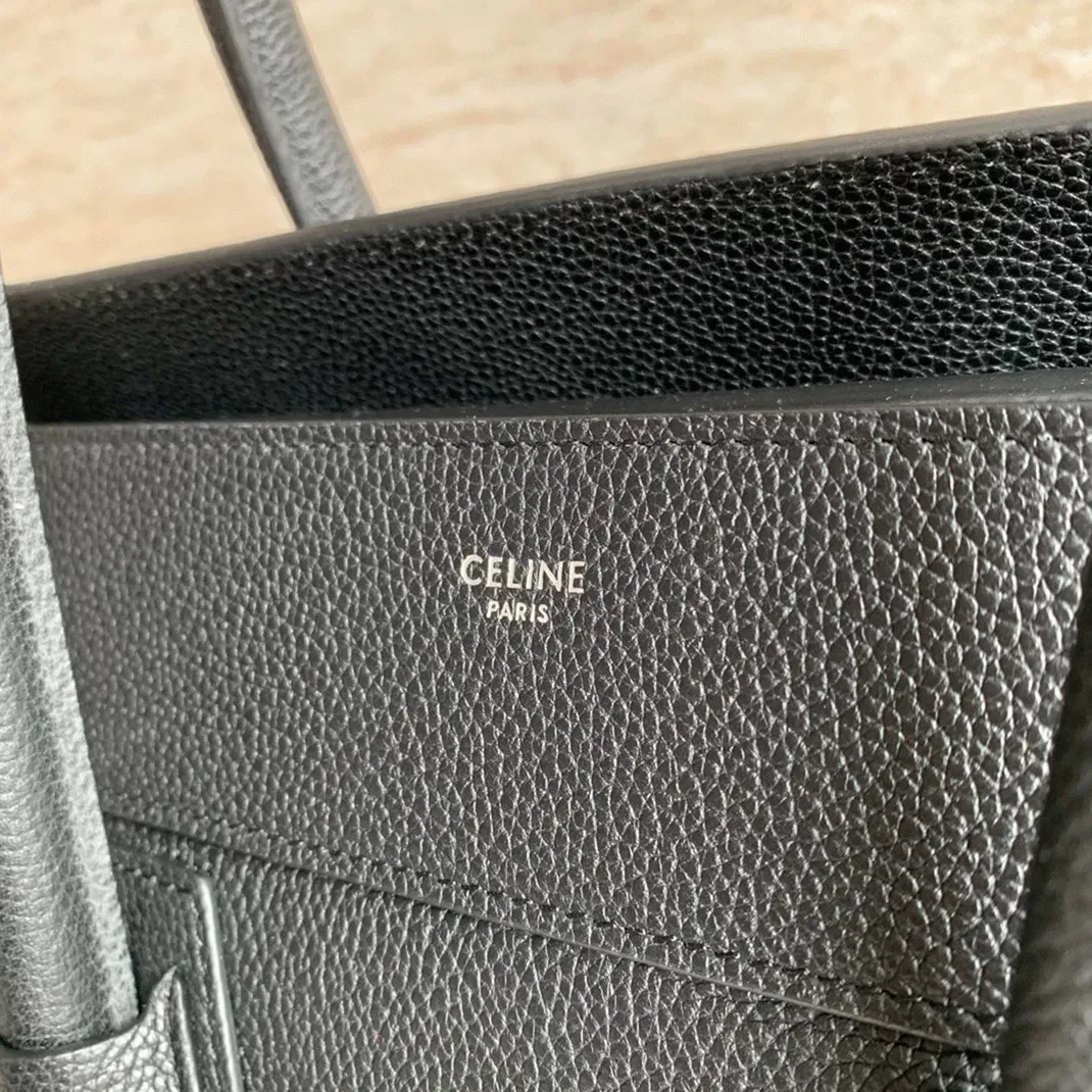 Celine Mini Luggage Tote Bag in Black — image 4